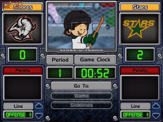 Скриншот из игры Backyard Hockey