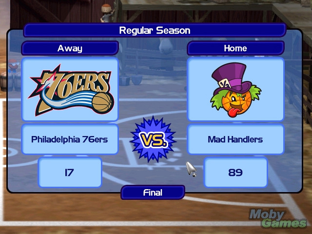 Скриншот из игры Backyard NBA Basketball