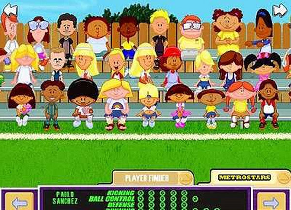 Скриншот из игры Backyard Soccer 2004