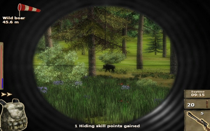 Скриншот из игры 3D Hunting 2010