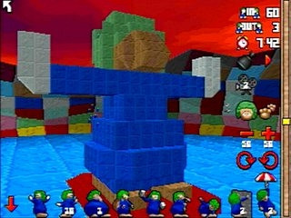 Скриншот из игры 3D Lemmings