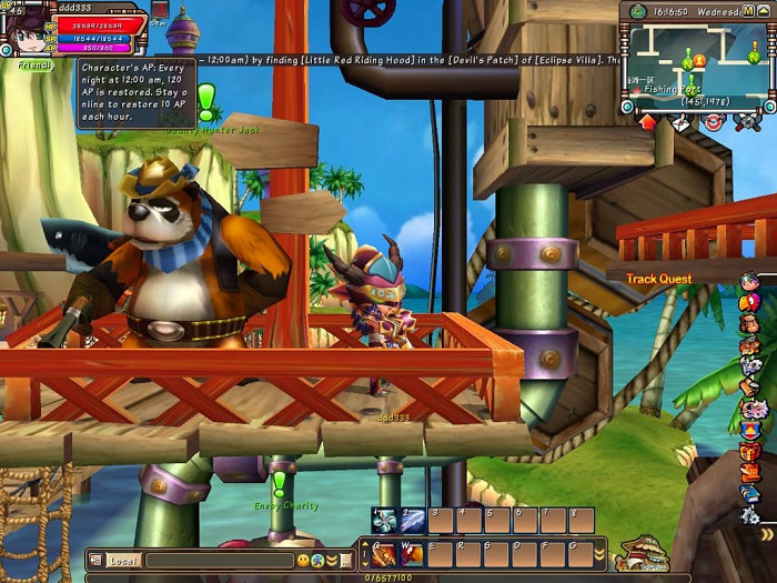 Скриншот из игры Dreamland Online