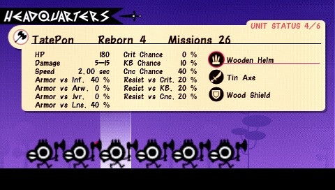Скриншот из игры Patapon
