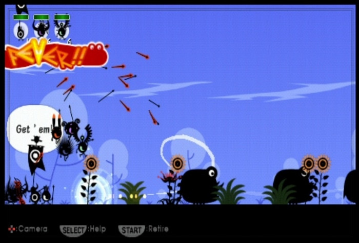 Скриншот из игры Patapon