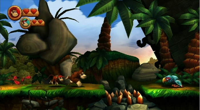 Скриншот из игры Donkey Kong Country Returns