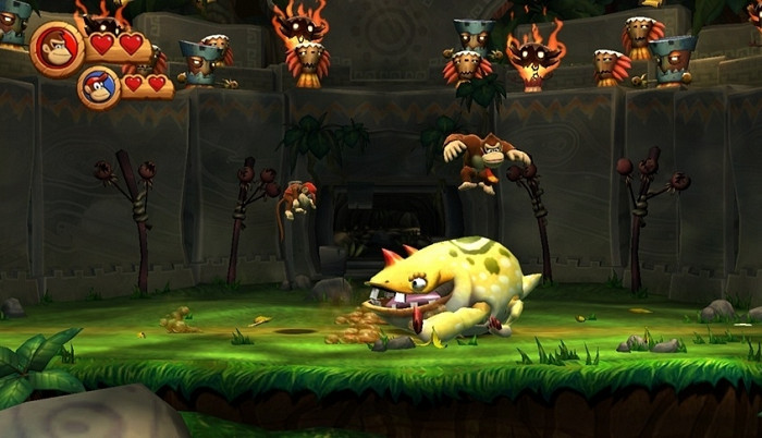 Скриншот из игры Donkey Kong Country Returns