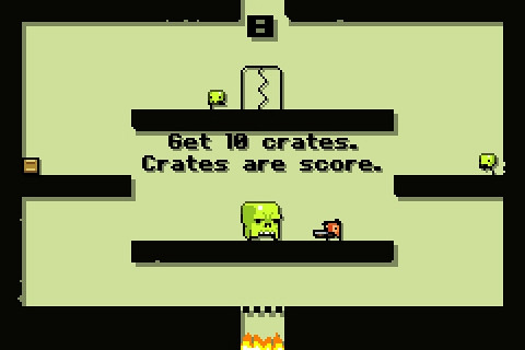 Скриншот из игры Super Crate Box