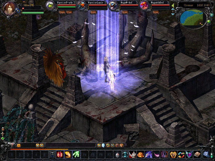 Скриншот из игры Eudemons Online