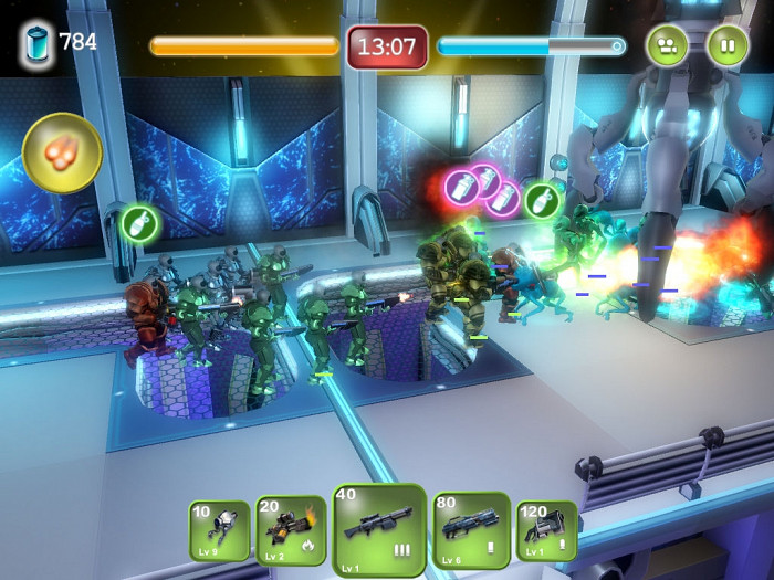 Скриншот из игры Alien Hallway
