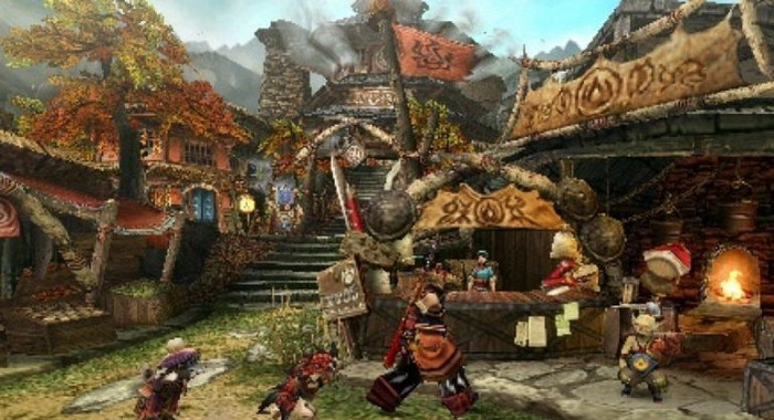 Скриншот из игры Monster Hunter Portable 3rd
