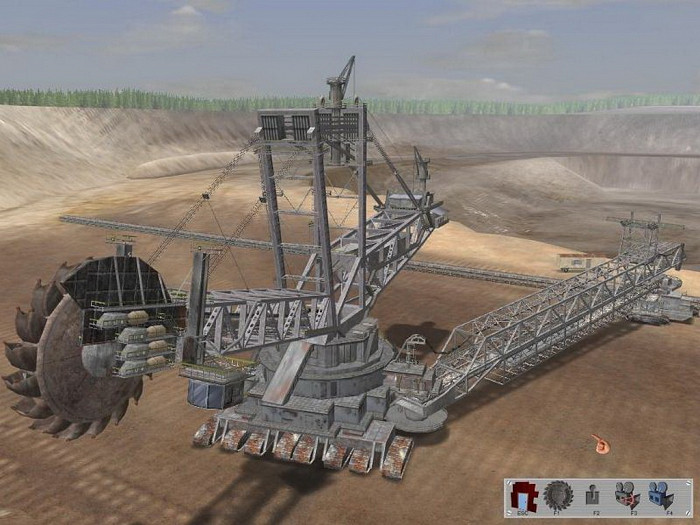 Скриншот из игры Bagger Simulator 2008