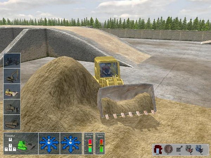 Скриншот из игры Bagger Simulator 2008