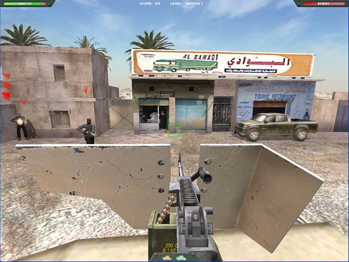 Скриншот из игры Baghdad Central: Desert Gunner