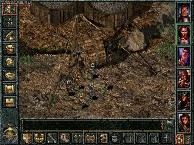 Скриншот из игры Baldur's Gate
