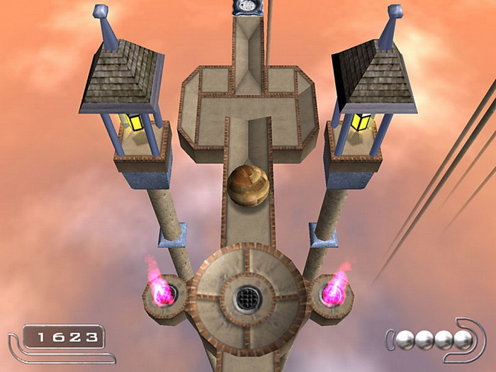 Скриншот из игры Ballance