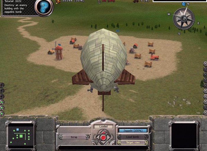 Скриншот из игры Ballerburg