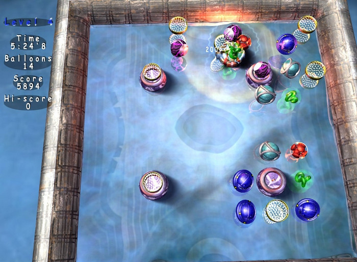 Скриншот из игры BALLOONrain