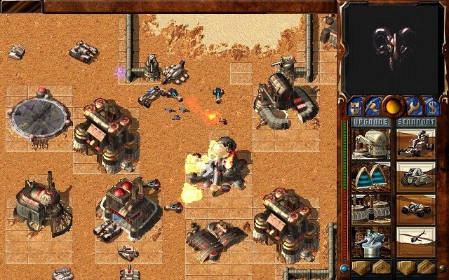 Скриншот из игры Dune 2000