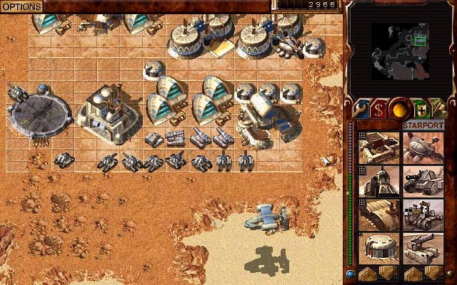 Скриншот из игры Dune 2000