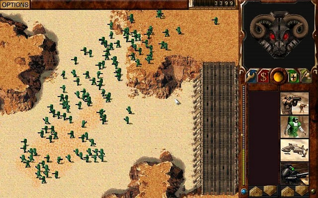 Скриншот из игры Dune 2000