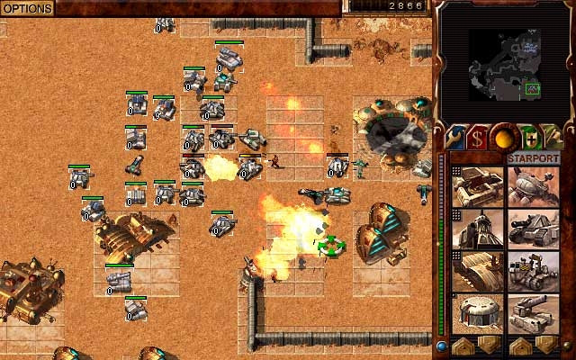 Скриншот из игры Dune 2000