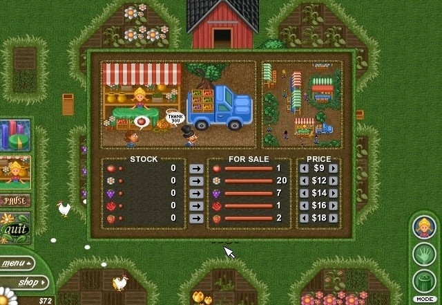 Скриншот из игры Alice Greenfingers