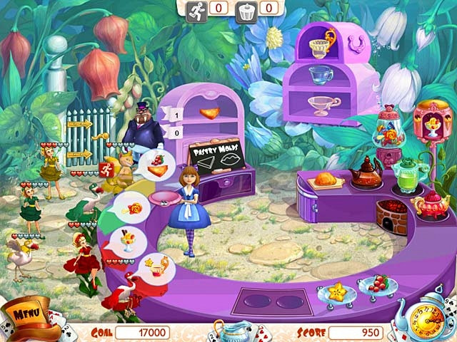 Скриншот из игры Alice's Tea Cup Madness