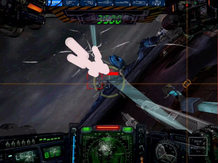 Скриншот из игры Alien Blast: The Encounter