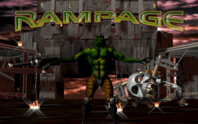 Обложка для игры Alien Rampage
