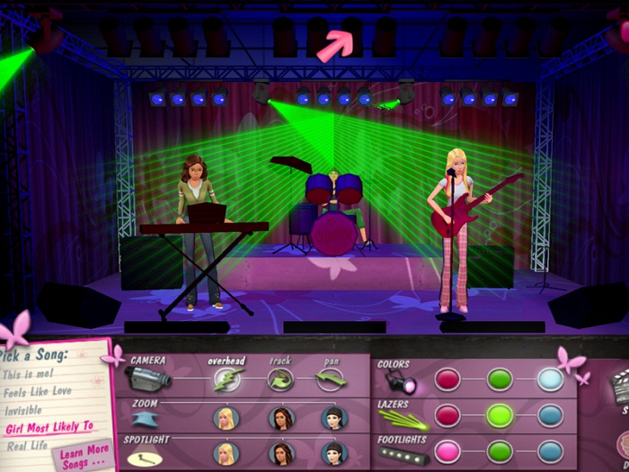 Скриншот из игры Barbie Diaries