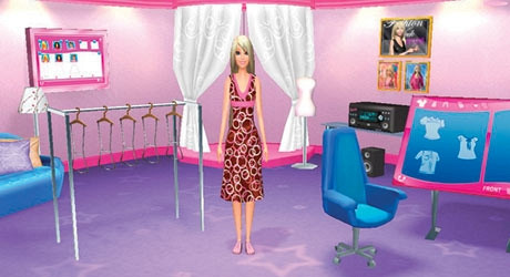 Скриншот из игры Barbie Fashion Show: An Eye for Style