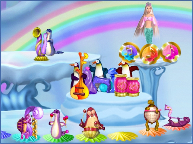 Скриншот из игры Barbie Mermaid Adventure