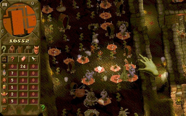 Скриншот из игры Dungeon Keeper