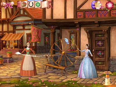Скриншот из игры Barbie as The Princess & The Pauper  Barbie: Принцесса и Нищенка