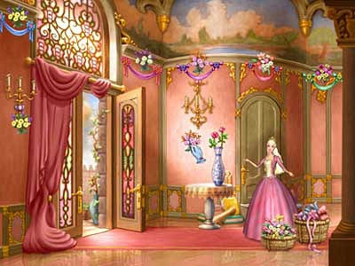 Скриншот из игры Barbie as The Princess & The Pauper  Barbie: Принцесса и Нищенка