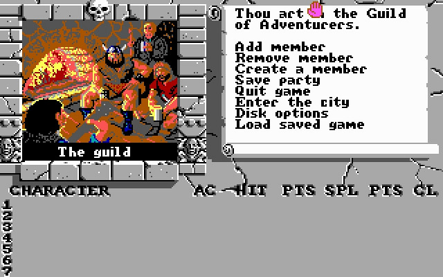 Скриншот из игры Bard's Tale 2: The Destiny Knight