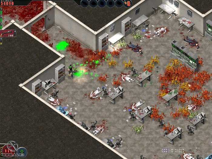 Скриншот из игры Alien Shooter