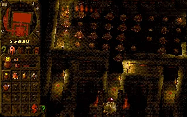 Скриншот из игры Dungeon Keeper: The Deeper Dungeons
