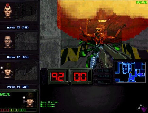 Скриншот из игры Aliens Online