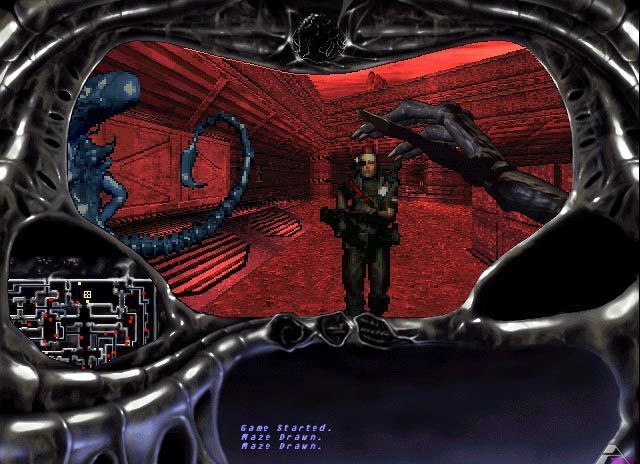 Скриншот из игры Aliens Online