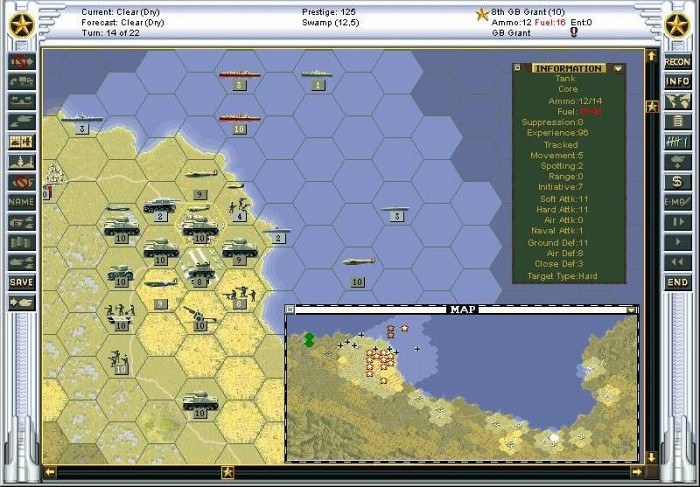 Скриншот из игры Allied General