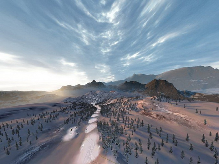 Скриншот из игры Alpine Skiing 2006