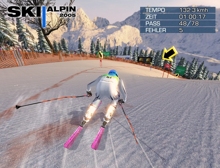 Скриншот из игры Alpine Skiing 2005