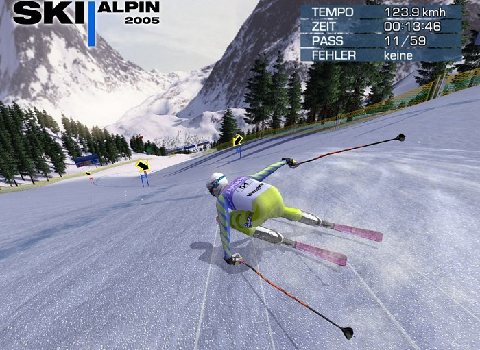 Скриншот из игры Alpine Skiing 2005