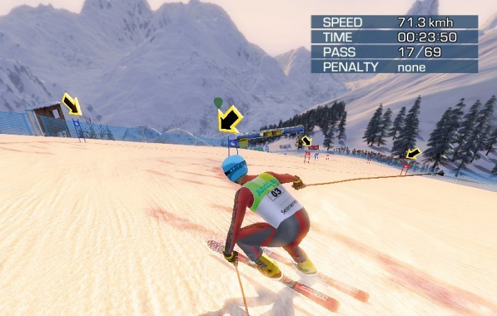 Скриншот из игры Alpine Skiing 2005