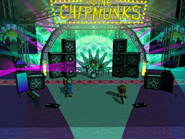 Скриншот из игры Alvin and the Chipmunks