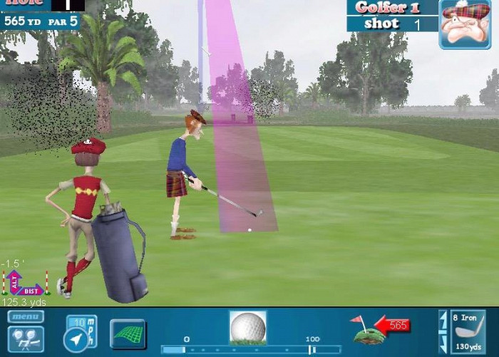 Скриншот из игры Amateur League Golf