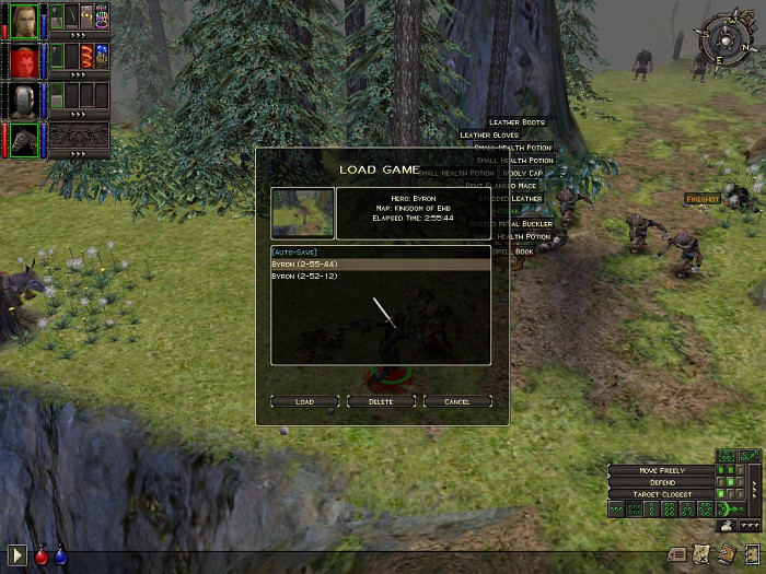 Скриншот из игры Dungeon Siege