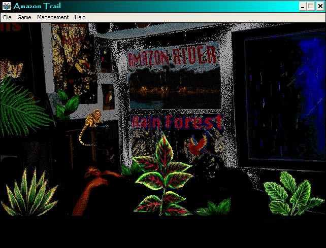 Скриншот из игры Amazon Trail, The