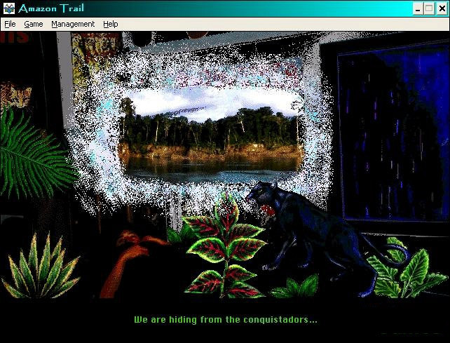 Скриншот из игры Amazon Trail, The